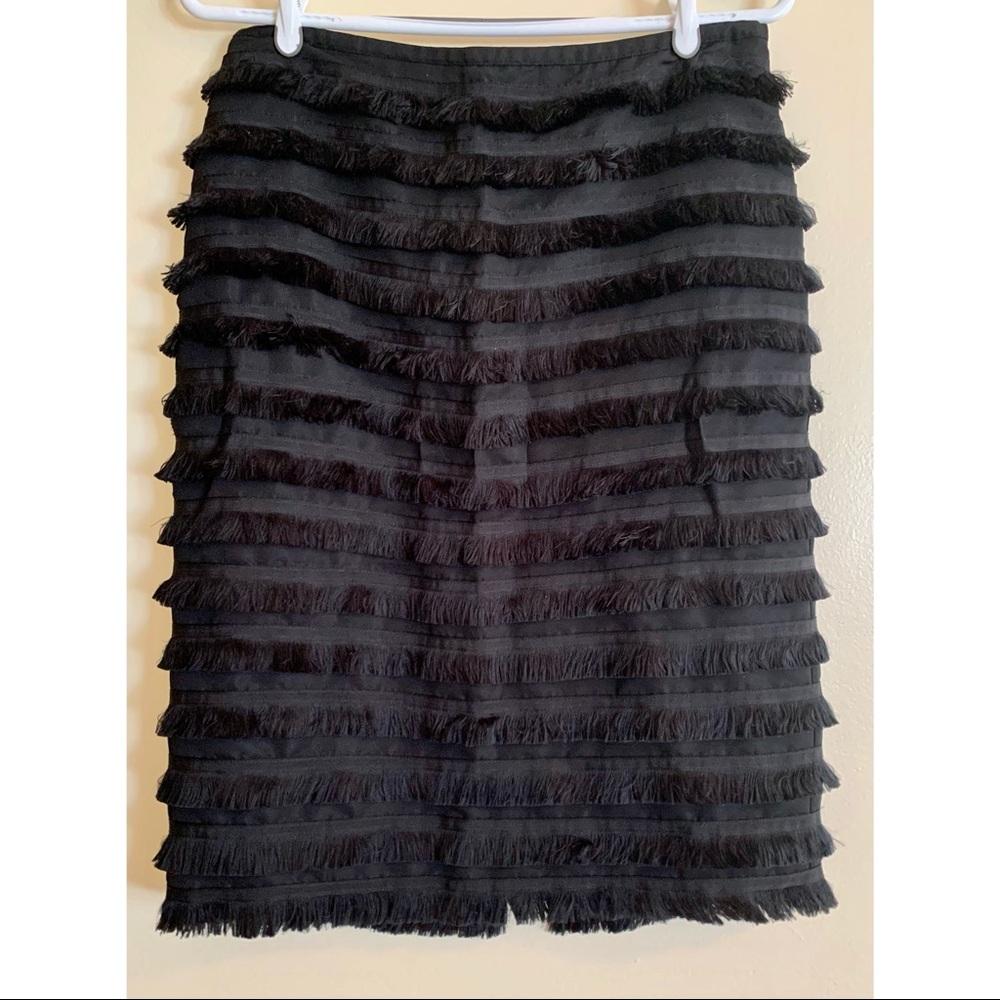 Ruffled Black Skirt